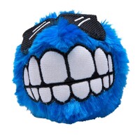 Rogz Fluffy Grinz plišana lopta S Plava
