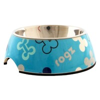 Rogz Činija Bubble Trendy Bowlz S Blue Bones