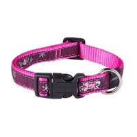 Rogz Pink Love klasična ogrlica M