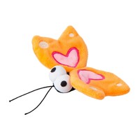 Rogz Plišana igračka Catnip Plush Butterfly Narandžasta