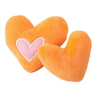 Rogz Plišana igračka Catnip Hearts Narandžasta