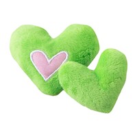 Rogz Plišana igračka Catnip Hearts Zelena