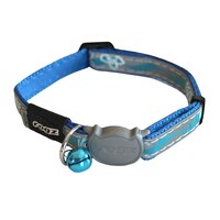 Rogz NightCat Ogrlica za mace Plava