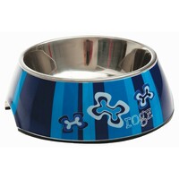 Rogz Činija Bubble Bowlz M Indigo Bones