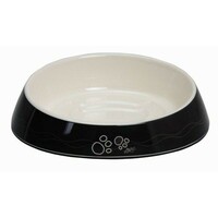 Rogz Činija MELAMINE CAT BOWL 200 ml Black Paws