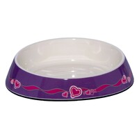 Rogz Fishcake Bowlz činija za mace Purple Hearts
