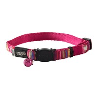 Rogz NeoCat Ogrlica za mace Pink 200-310/8-12mm