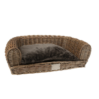 Duvo+ Korpa za ljubimce, Provence Wicker Sofa & Cushion 64X43X19cm