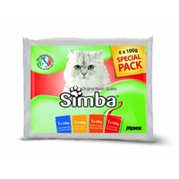 Simba sosići za mačke 4X100g