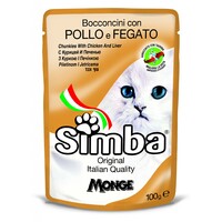Simba sosić sa piletinom i jetrom 100g