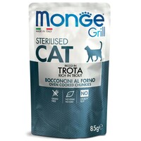 Monge Cat Grill sos Pastrmka za sterilisane mačke 85g