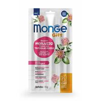 Monge Soft Sticks Skin support poslastica za mačke bakalar sa crvenom detelinom 15gr