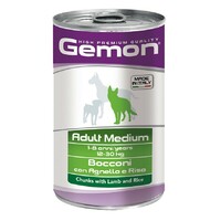Gemon Jagnjetina u komadićima za srednje rase - Adult - konzerva 1250g