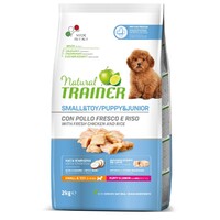Trainer Natural Dog sa svežom piletinom za štence i mlade pse malih rasa 2kg