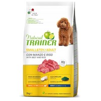 Trainer Natural Dog sa govedinom i pirinčem za odrasle pse malih rasa 7kg