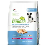 Trainer Natural Dog sa svežom piletinom za štence i mlade pse srednjih rasa 3kg