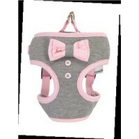 Camon grudnjak sa roze mašnom 48/58cm sivi