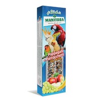 Manitoba Nimfe/papagaji - štapići miks sa voćem 120g