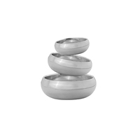 Moksi Činija za mačke neklizajuća Belly double wall 12cm