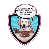 Ultra Planet Tabla/Oznaka - Ne ubacuj hranu