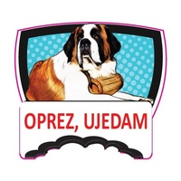 Ultra Planet Tabla/Oznaka - Oprez ujedam Bernardinac
